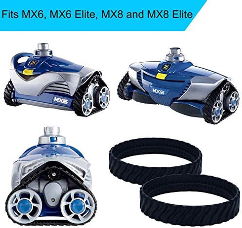 ATIE MX8 Elite MX6 Elite MX8 MX6 Pool Cleaners Tire Track R0526100 Replacement for Zodiac MX8 Elite, MX6 Elite, MX8, Mx6 Pool Cleaner Tire Track R0526100 (2 Pack)